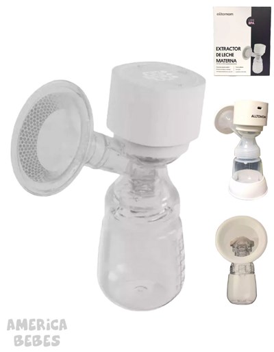 SACALECHE ELECTRICO NUCLEO INTEGRAL  + MAMADERA 150 ML. (COMPATIBLE CON MAMADERAS DE AVENT NATURAL Y CLASSIC). ALLTOMON
