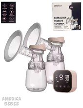 SACALECHE ELECTRICO DOBLE LED DISPLAY + 2 MAMADERAS 150 ML. (COMPATIBLE CON MAMADERAS DE AVENT NATURAL Y CLASSIC).  ALLTOMON