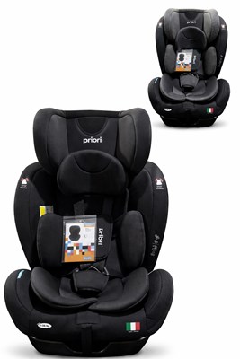 BUTACA PARA AUTO, CON RESPALDO, CINTURON REGULABLE, DE 0 A 36 KG. PRIORI