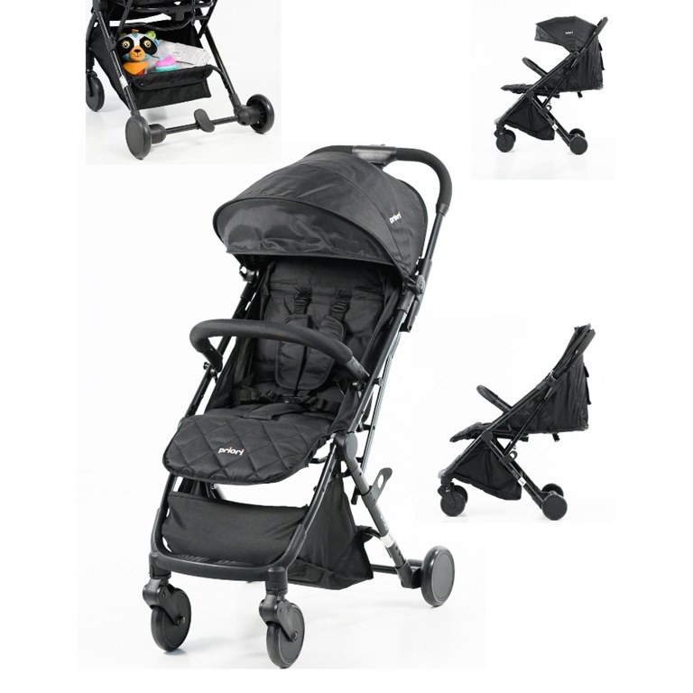 COCHE PARA BEBE COMPACTO MYCRO. CON CIERRE O H F Y ARNES DE SEGURIDAD. PRIORI