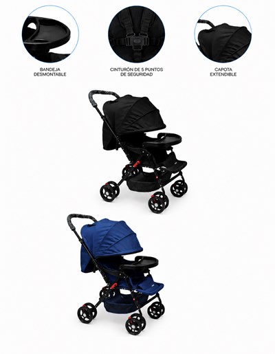 COCHE DE PASEO MANIJA REBATIBLE. PRIORI