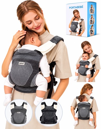MOCHILA PORTA BEBE LIVIANA. PRIORI