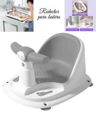 ASIENTO REDUCTOR DE BAÑERA LISO Y ESTAMPADO. PRIORI