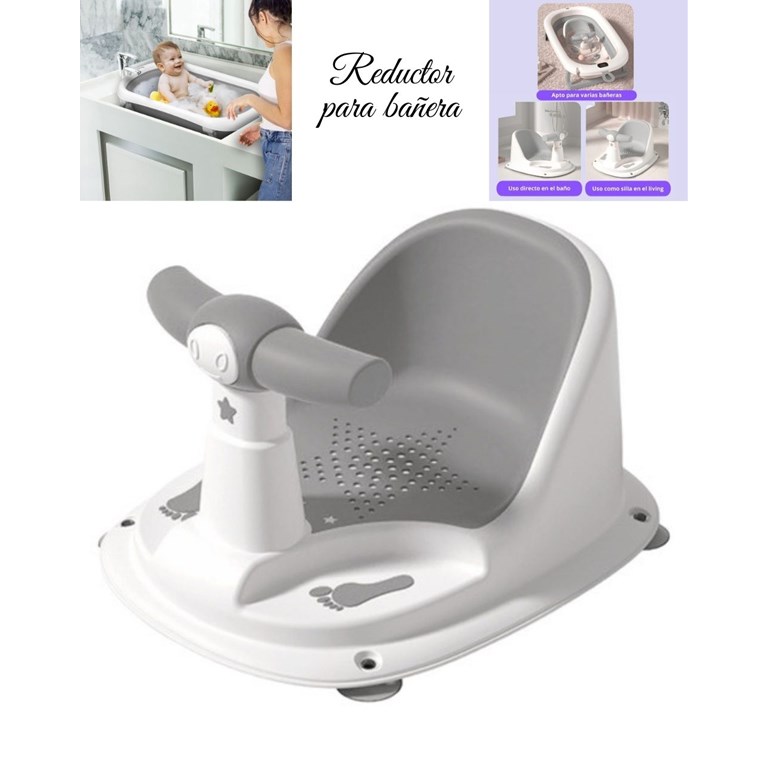 ASIENTO REDUCTOR DE BAÑERA LISO Y ESTAMPADO. PRIORI