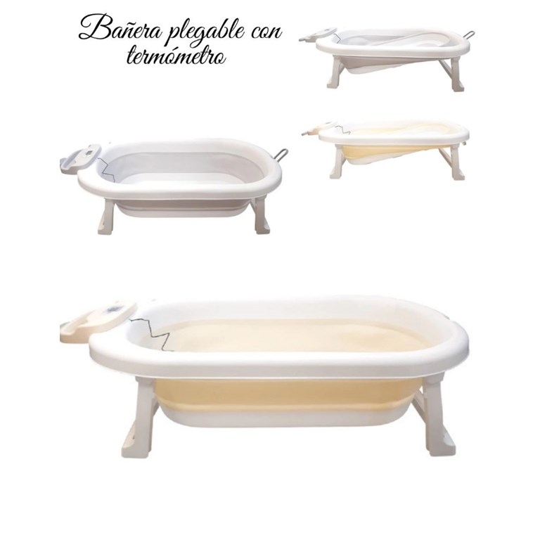 Bañera plegable con termometro y reductor.Priori