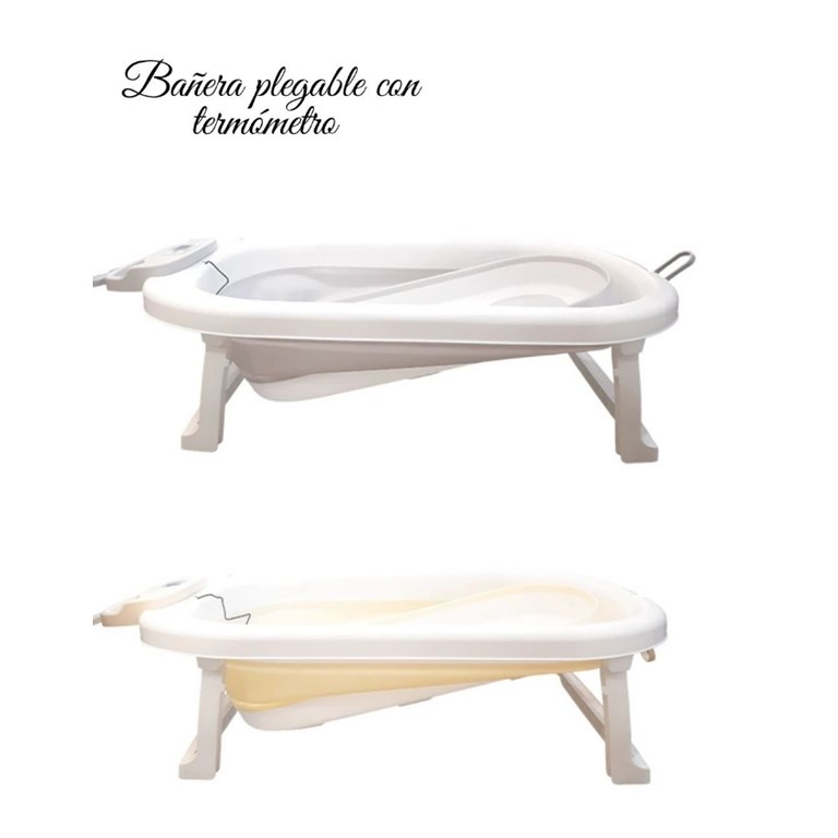 Bañera plegable con termometro y reductor.Priori