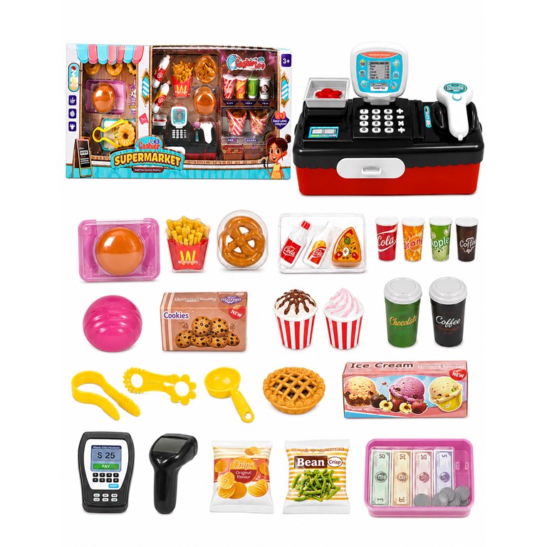 OT996282 JUEGO DE CAJA REGISTRADORA CON ACCESORIOS. PRIORI