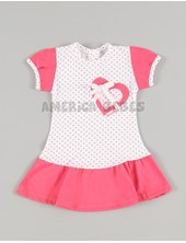 Set de camiseta y rana pantalon estampado en tela morley colores de nena y varon dreams