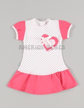 Set de camiseta y rana pantalon estampado en tela morley colores de nena y varon dreams