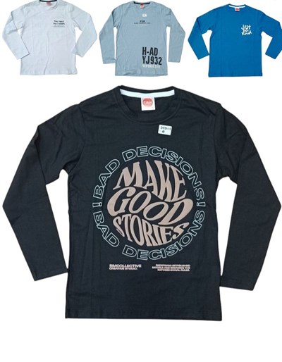 REMERA MANGA LARGA  VARON, ESTAMPA. PICANTE