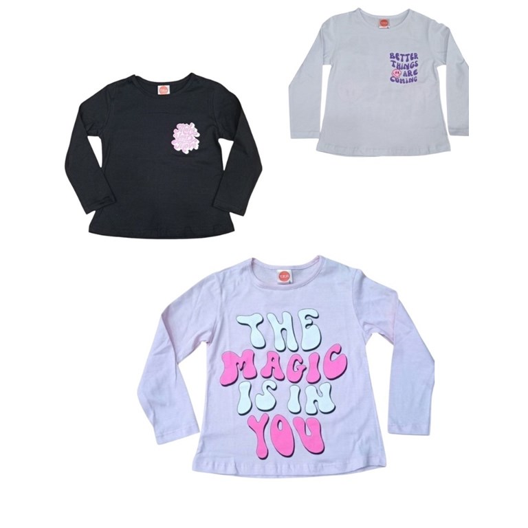 REMERA NENA MANGA LARGA ESTAMPADA PICANTE