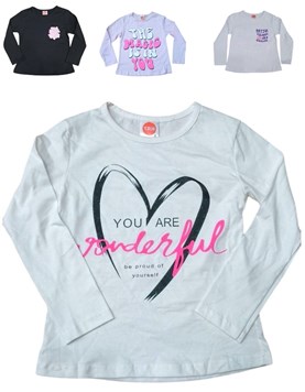 REMERA NENA MANGA LARGA ESTAMPADA PICANTE