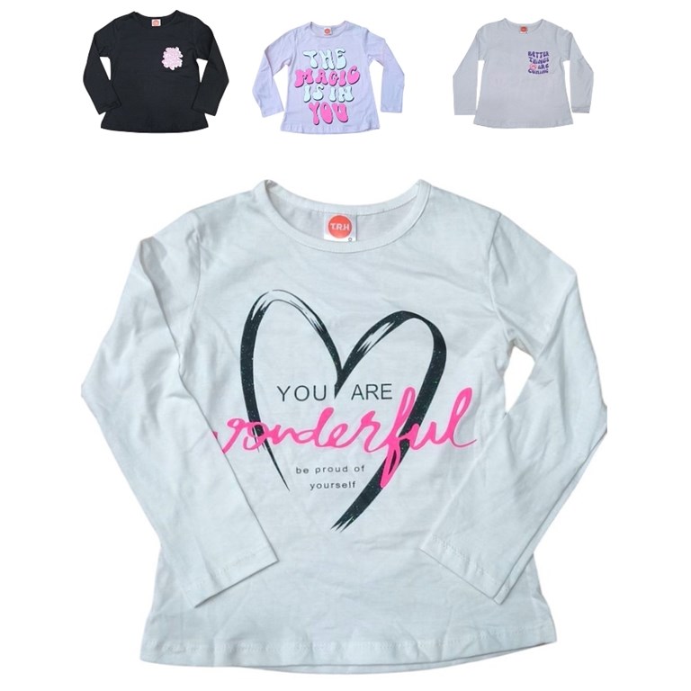 REMERA NENA MANGA LARGA ESTAMPADA PICANTE
