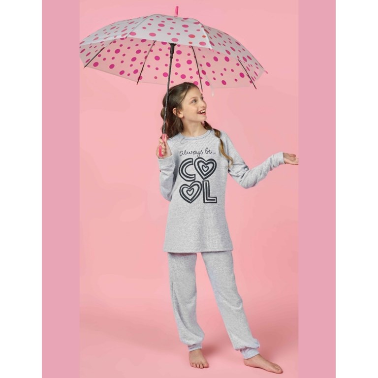 PIJAMA DE NENA  CON ESTAMPA CENTRALN 'COOL'