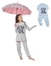 PIJAMA DE NENA  CON ESTAMPA CENTRALN 'COOL'