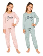 Pijama de jersey linea moñitos