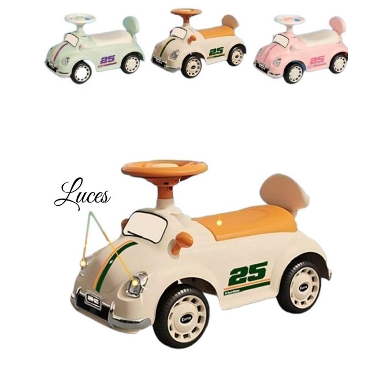 PATA PATA CON LUCES, SONIDO. VOLANTE Y BAUL RAINBOW