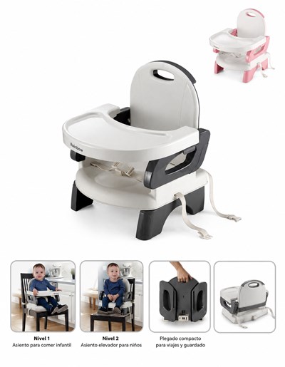 SILLA DE COMER BOOSTER DE MESA PLEGABLE. RAINBOW