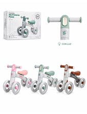 PATACLETA CAMICLETA CON LUZ DELANTERA, 4 RUEDAS. RAINBOW