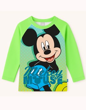 REMERA UV+50 MANGA LARGA ESTAMPA MICKEY. DISNEY