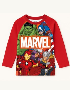 REMERA UV +50 MANGA LARGA ESTAMPA AVENGERS. DISNEY