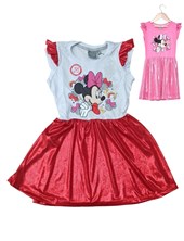 VESTIDO NENA MANGA CORTA ESTAMPADO MINNIE. DISNEY