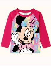 REMERA UV+50 MANGA LARGA ESTAMPA MINNIE. DISNEY