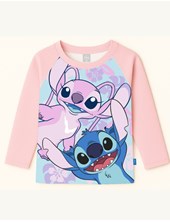 REMERA UV+50 MANGA LARGA ESTAMPA STITCH. DISNEY
