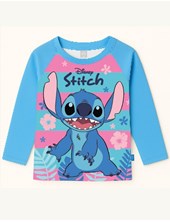 REMERA UV+50 MANAGA LARGA ESTAMPA STITCH. DISNEY