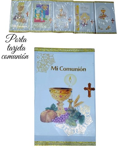Portatarjetas comunión. MODELOS VARIOS