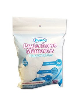 PROTECTOR MAMARIO DESCARTABLE X 12. DISPITA