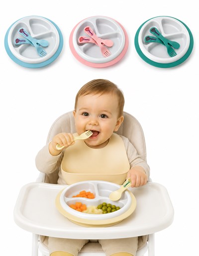 Plato termico involcable incluye cubiertos Dispita