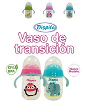 VASO DE TRANSICIÓN ANTI GOTEO X 280ML. DISPITA