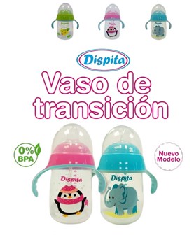 VASO DE TRANSICIÓN ANTI GOTEO X 280ML. DISPITA