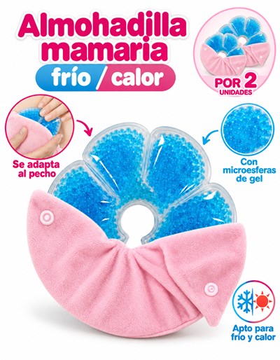 ALMOHADILLA MAMARIA FRIO/CALOR CON MICROESFERAS DE GEL. DISPITA