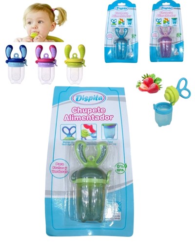 CHUPETE ALIMENTADOR AJUSTABLE C/BULBO SILICONA. DISPITA