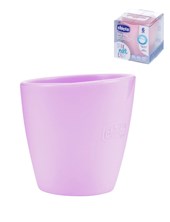 PRIMER VASO SILICONA ROSA. CHICCO