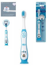 CEPILLO DE DIENTES CON TAPITA Y SOPAPA +3 AÑOS NENE. CHICCO