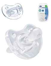CHUPETE SILICONA PHYSIO SOFT 6-16m -TRASLUCIDO x1. CHICCO