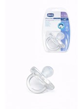 CHUPETE DE SILICONA  PHYSIO SOFT 16-36m X1 TRANSLICIDO. CHICCO