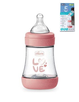 MAMADERA ROSA PERFECT 5 150ML 0+ FLUJO LENTO CHICCO