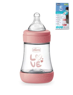 MAMADERA ROSA PERFECT 5 150ML 0+ FLUJO LENTO CHICCO