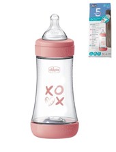 MAMADERA ROSA PERFECT 5 240ML 2+ FLUJO MEDIO CHICCO