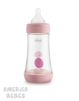 MAMADERA ROSA PERFECT 5 240ML 2+ FLUJO MEDIO CHICCO