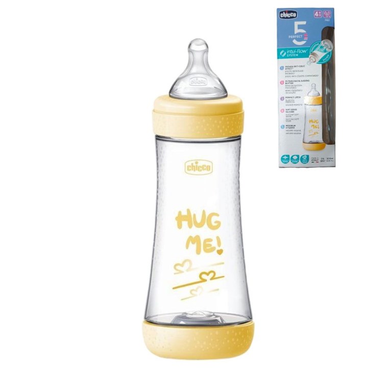MAMADERA PERFECT 5 300ML 4+ FLUJO RAPIDO CHICCO