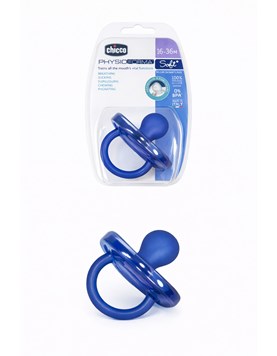 CHUPETE SILICONA PHYSIO SOFT LISO NENE 16-36m X1. CHICCO