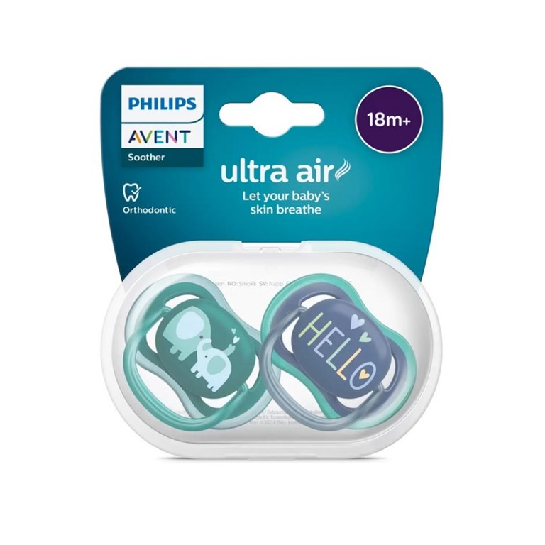 CHUPETE  ULTRA AIR Deco +18 NENE x2. AVENT