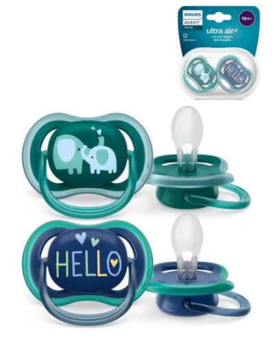 CHUPETE  ULTRA AIR Deco +18 NENE x2. AVENT