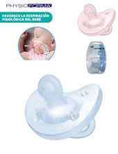 CHUPETE SILICONA PHYSIO SOFT LISO NENA 0-6m x1. CHICCO