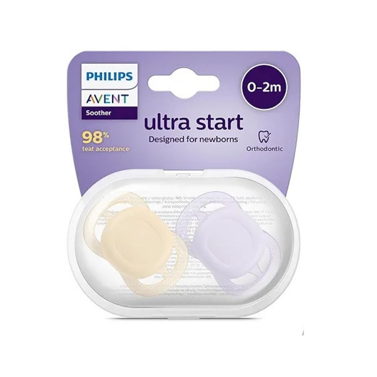 PROMO 25% OFF CHUPETE X2 ULTRA SATART LISO 0/2 M NENA . AVENT
